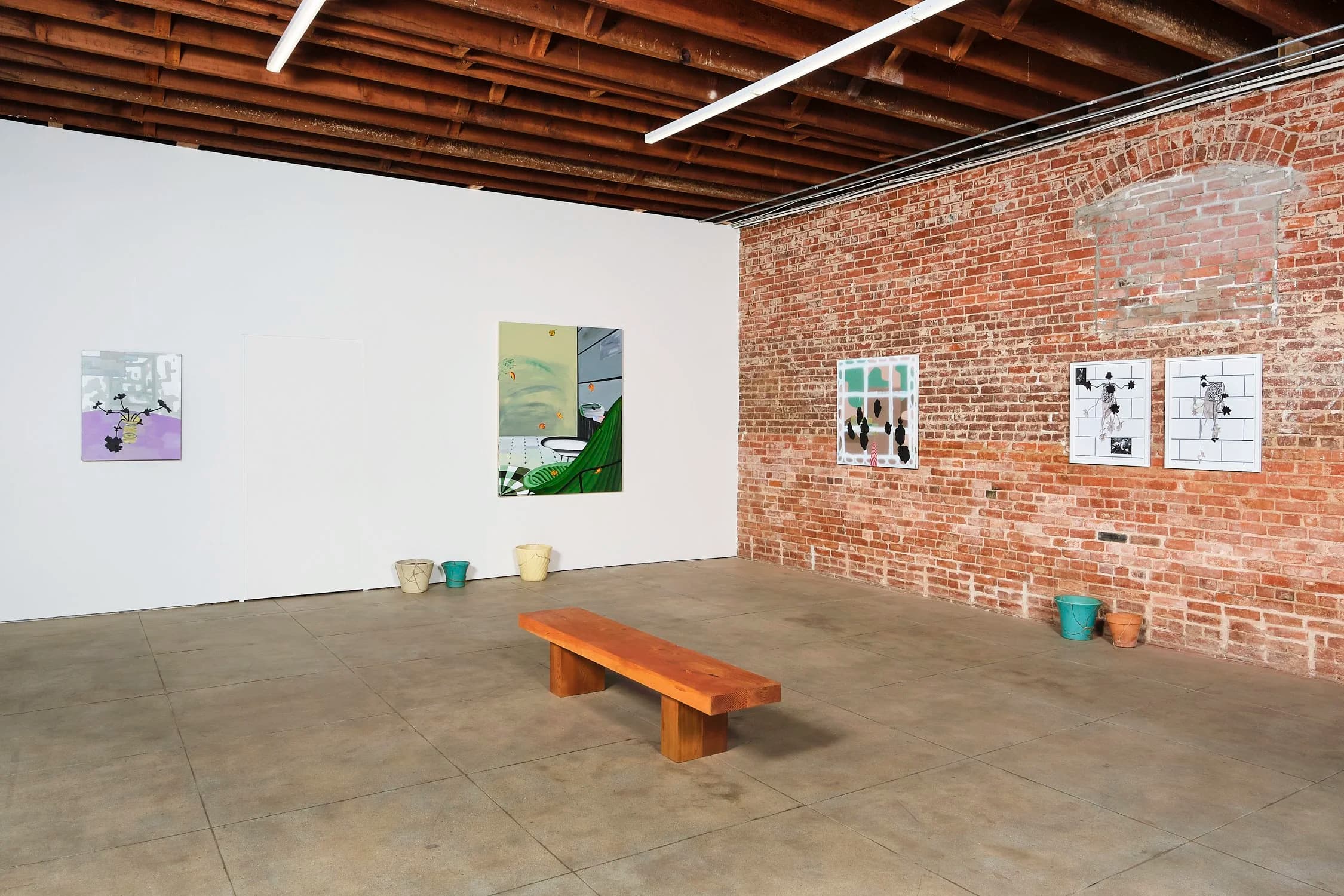 Henri Paul Broyard, Black Florals, installation view, Tyler Park Presents, Los Angeles, 2026