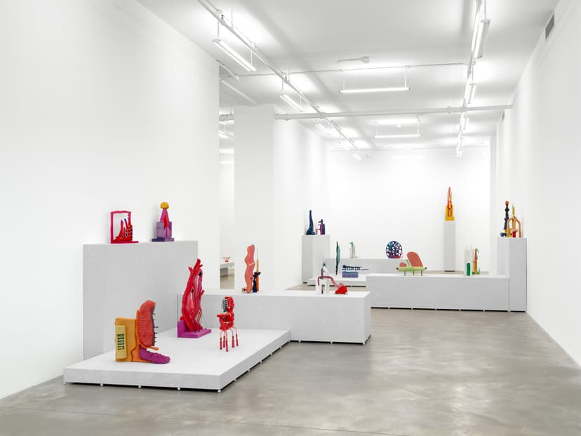 Installation view, Matthew Ronay: Cold Meat, Cake, and a Variety of All the Finest Fruits in Season;, Casey Kaplan, New York, 2026