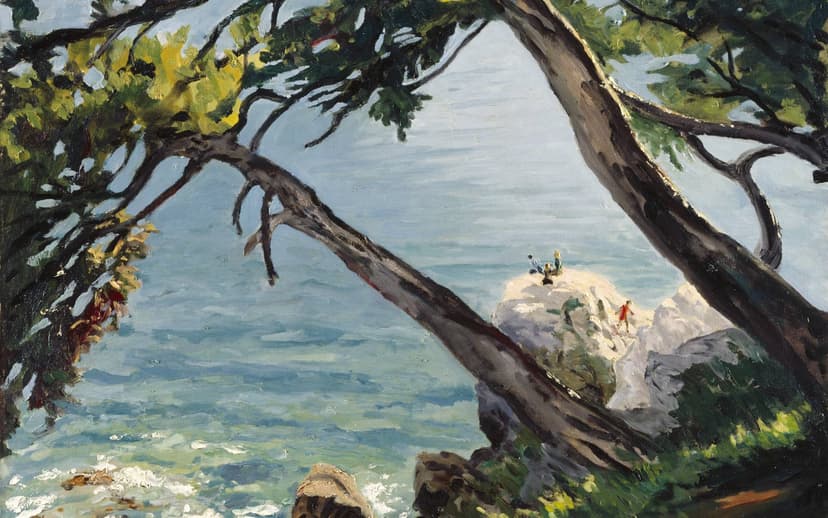 Sir Winston Churchill, Cap d'Ail, Alpes-Maritimes C489, 1952, Royal Academy of Arts