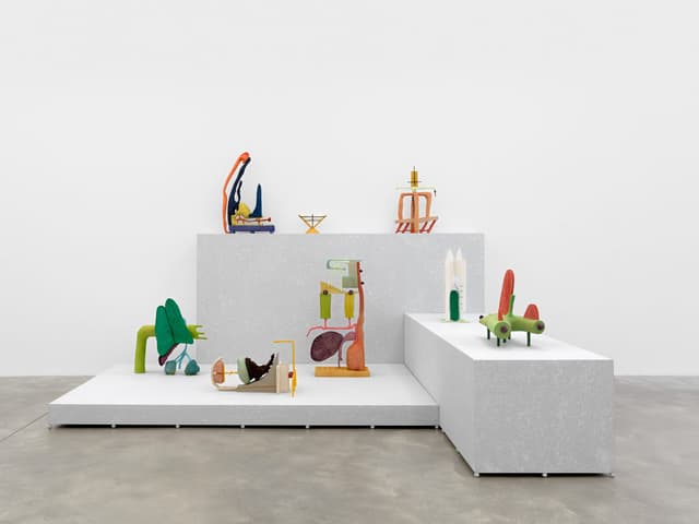 Installation view, Matthew Ronay: Cold Meat, Cake, and a Variety of All the Finest Fruits in Season;, Casey Kaplan, New York, 2026