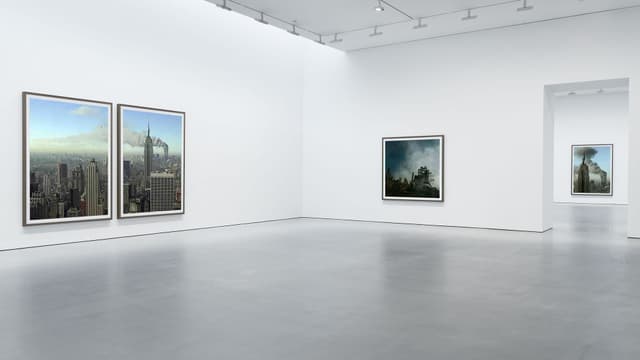 Installation view, Thomas Ruff: jpegs ny, David Zwirner, New York, 2026