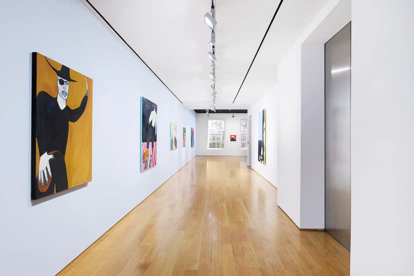 Installation view, Marcus Jahmal: Booty, Anton Kern Gallery, New York, 2026