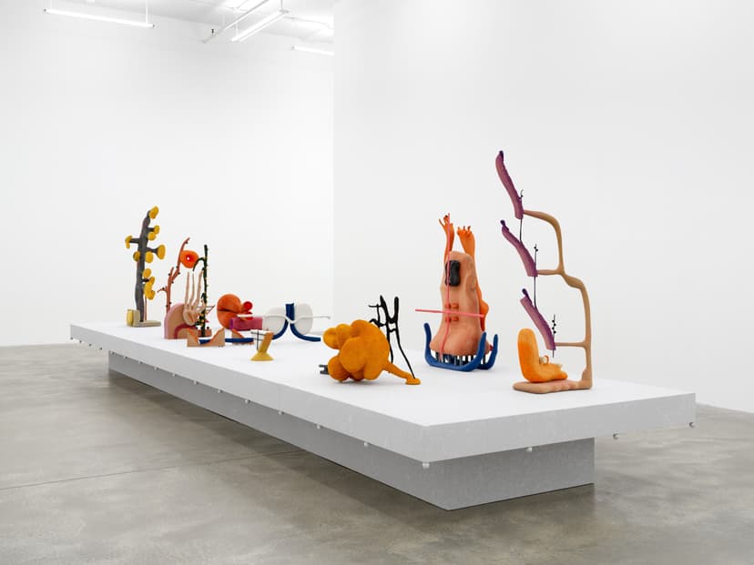 Installation view, Matthew Ronay: Cold Meat, Cake, and a Variety of All the Finest Fruits in Season;, Casey Kaplan, New York, 2026