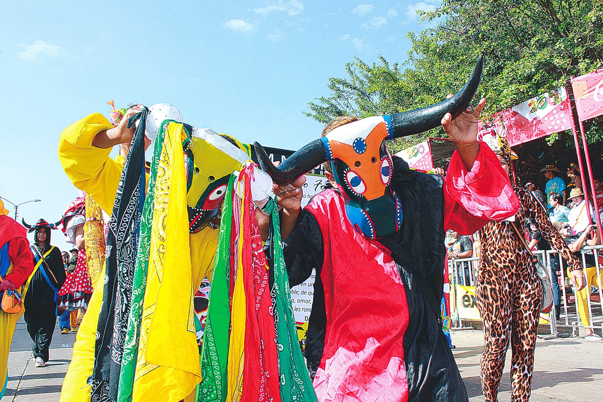León Birbragher Vinkel, Congos Toritos, 2013, photograph (Barranquilla Carnival)