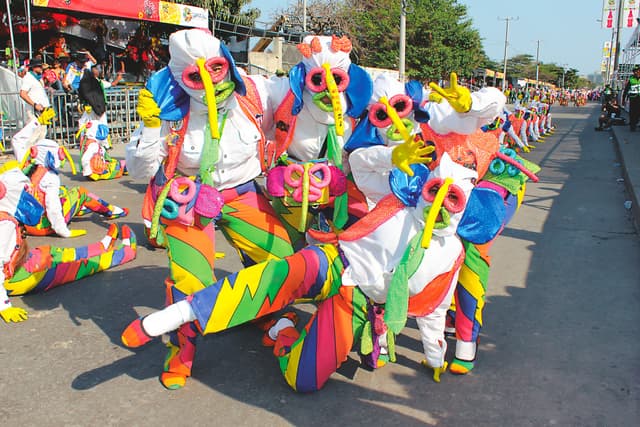 León Birbragher Vinkel, Marimondas, 2014, photograph (Barranquilla Carnival)