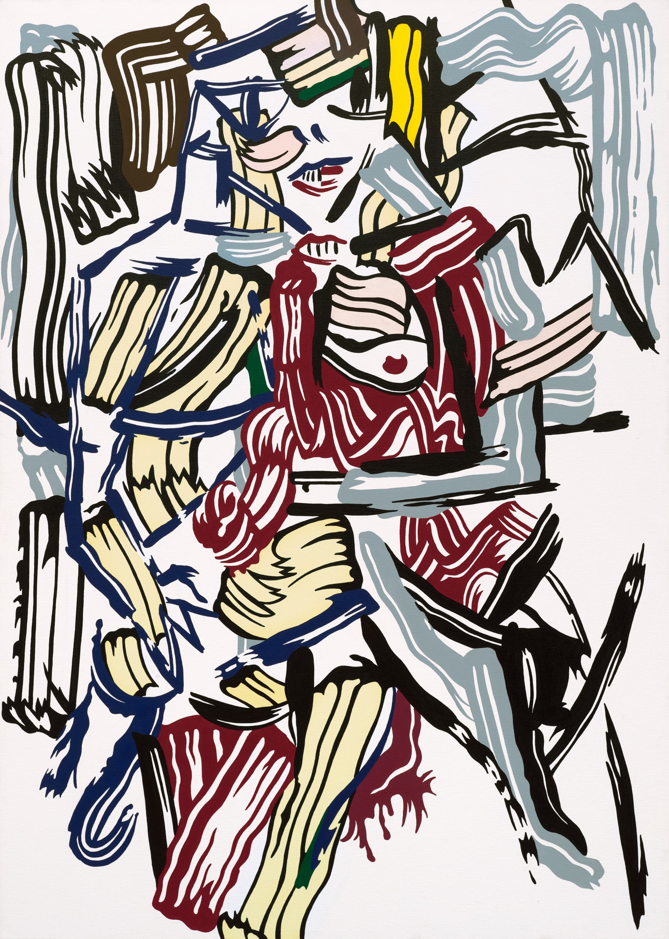 Painting with Scattered Brushstrokes