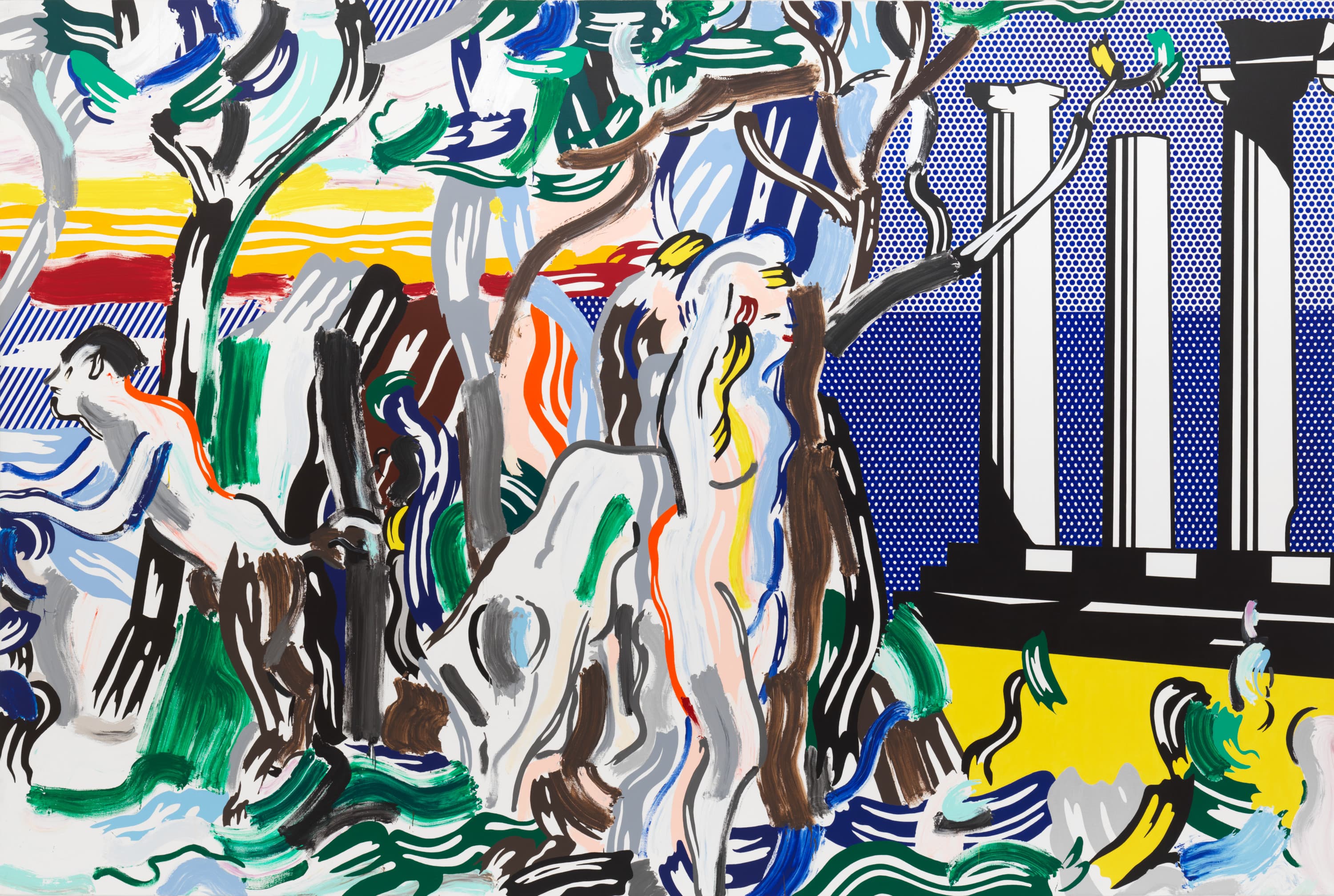 Painting with Scattered Brushstrokes