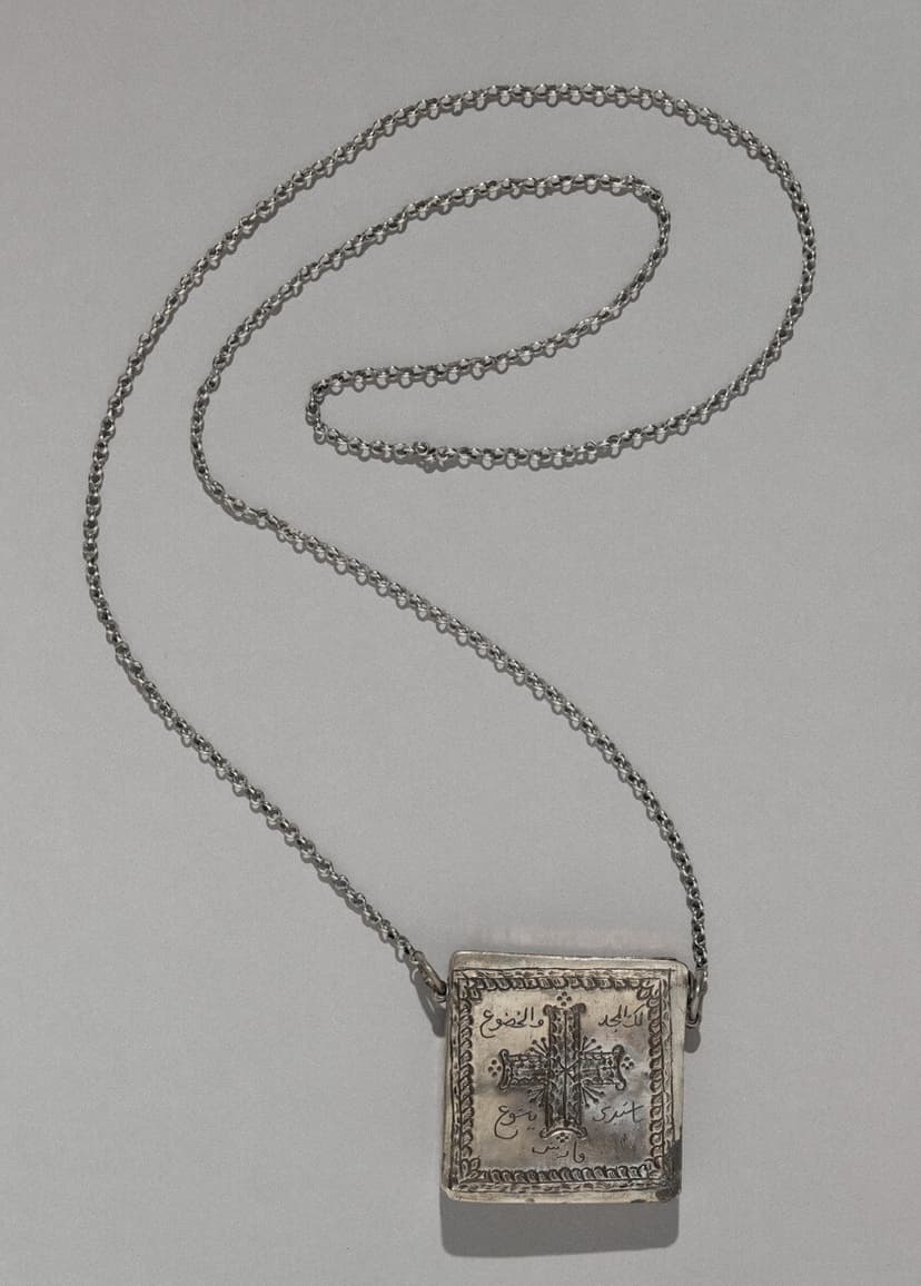 Necklace with a Compartment for Magical Texts