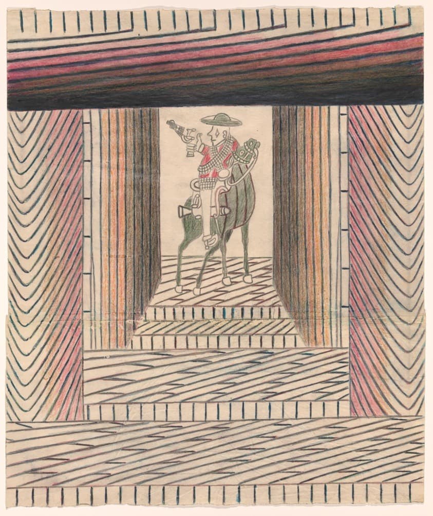 Untitled (Jinete with Red Shirt No. 3)​