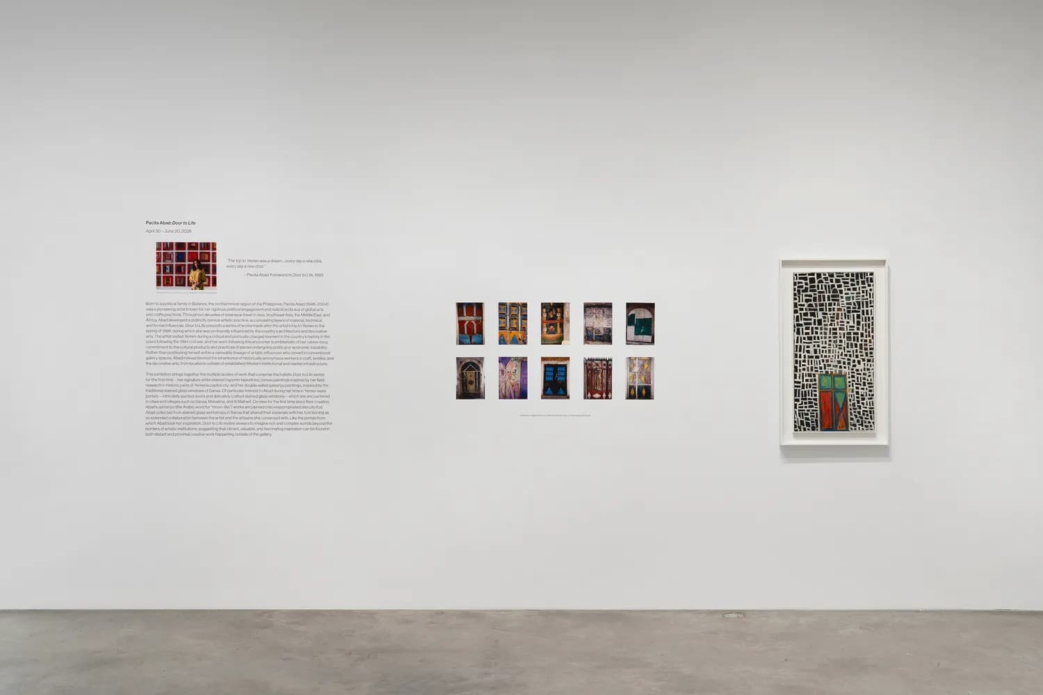 Installation view