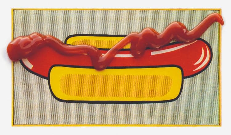 Alex Da Corte: Hotdog With Ketchup