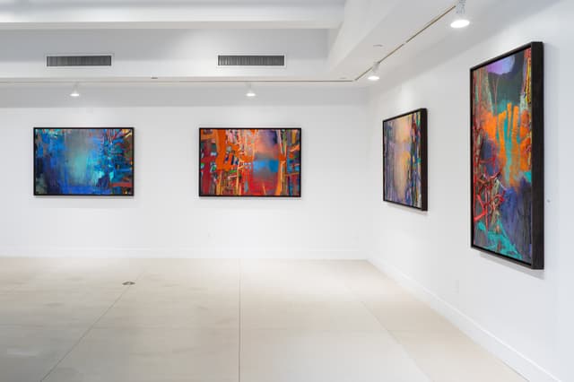 Installation view, Brian Rutenberg, Forum Gallery, New York, 2026