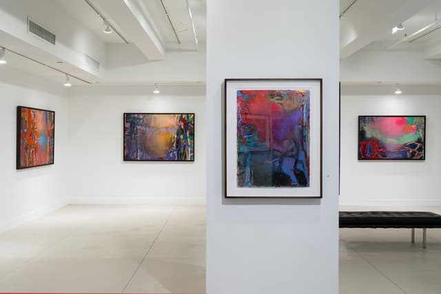 Installation view, Brian Rutenberg, Forum Gallery, New York, 2026