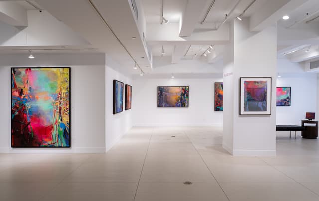 Installation view, Brian Rutenberg, Forum Gallery, New York, 2026