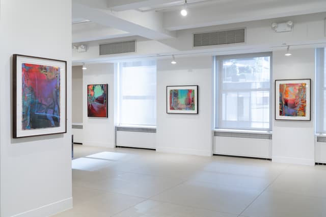 Installation view, Brian Rutenberg, Forum Gallery, New York, 2026