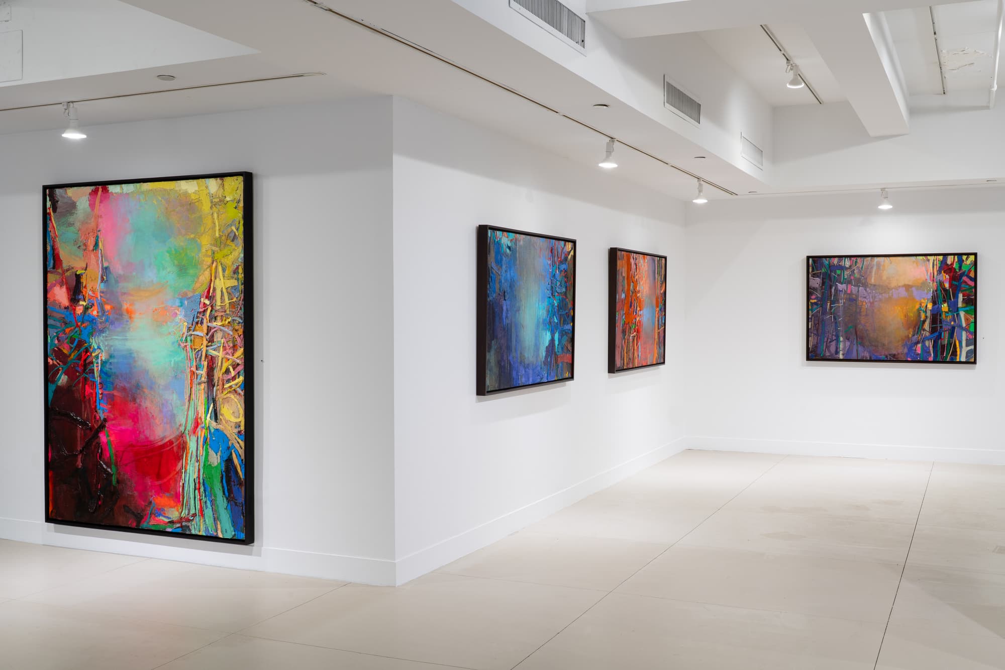 Installation view, Brian Rutenberg, Forum Gallery, New York, 2026