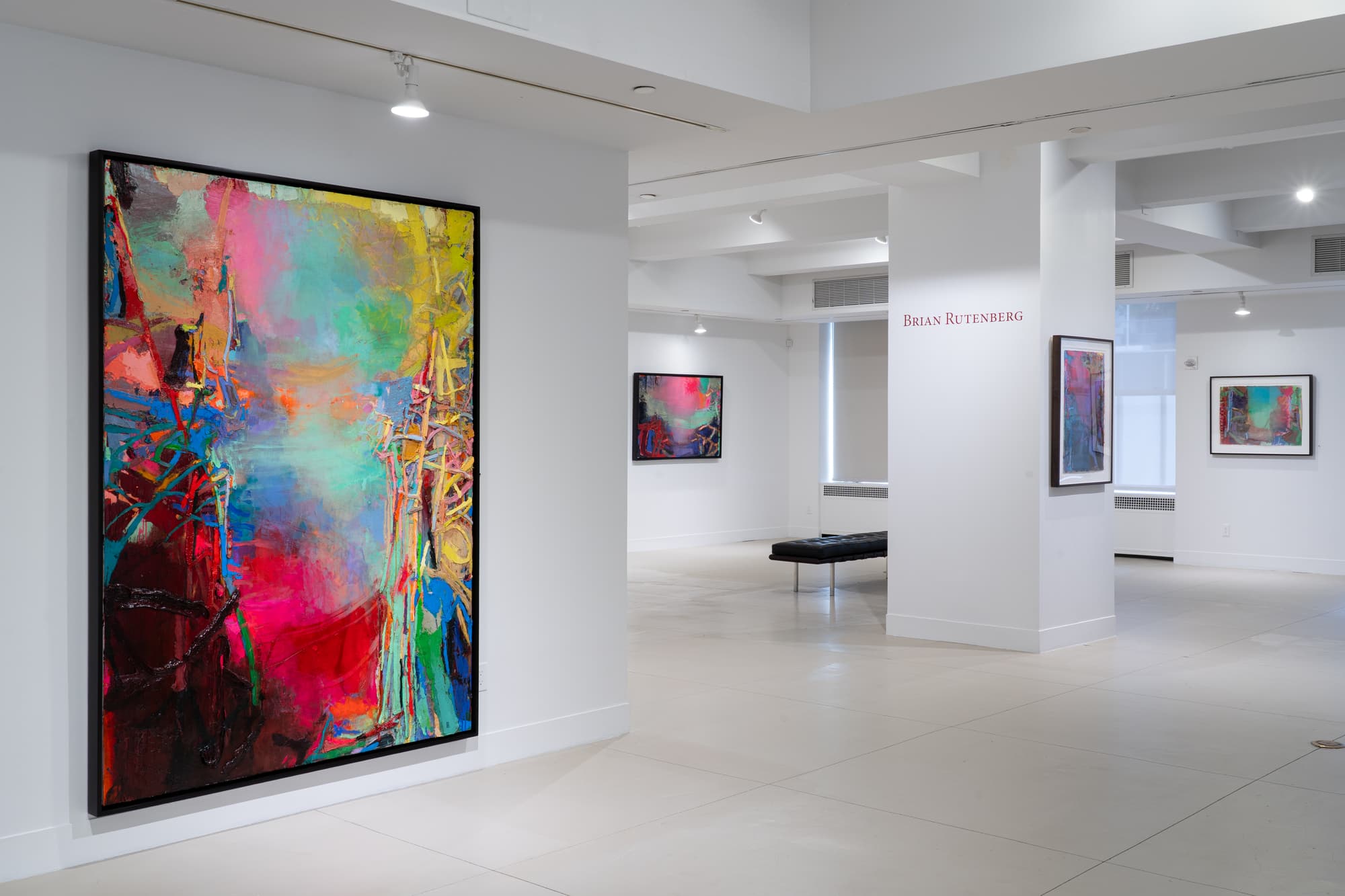 Installation view, Brian Rutenberg, Forum Gallery, New York, 2026
