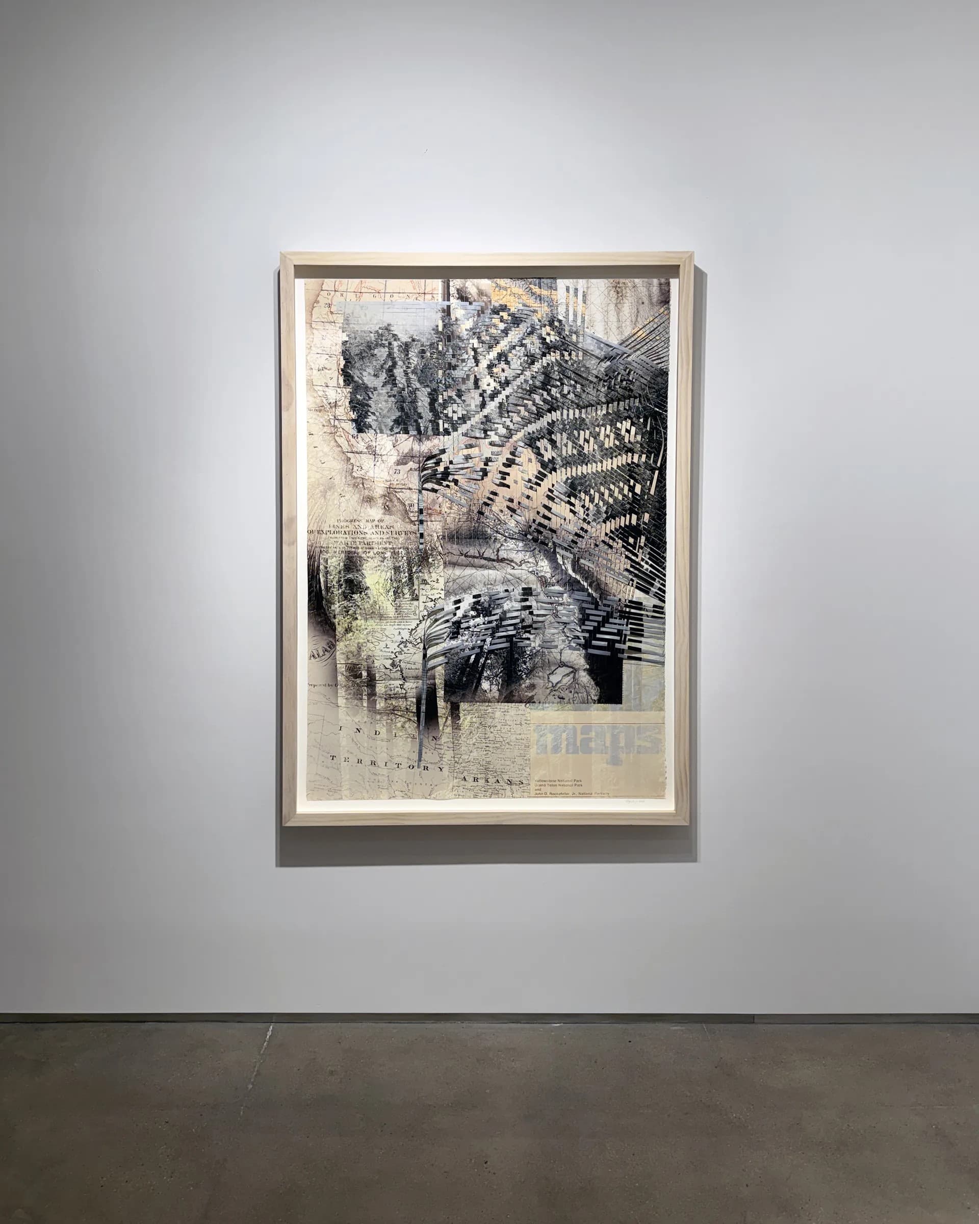 Installation view, Sarah Sense: Land, Line, Blood, Memory, Bruce Silverstein Gallery, New York, 2026