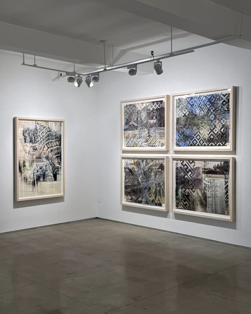 Installation view, Sarah Sense: Land, Line, Blood, Memory, Bruce Silverstein Gallery, New York, 2026