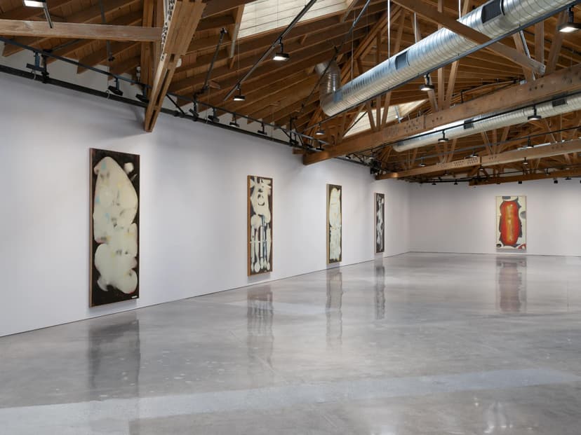 Installation view, David Smith: Night Window: Spray Paintings, 1958-1964, Hauser & Wirth, West Hollywood, West Hollywood, 2026