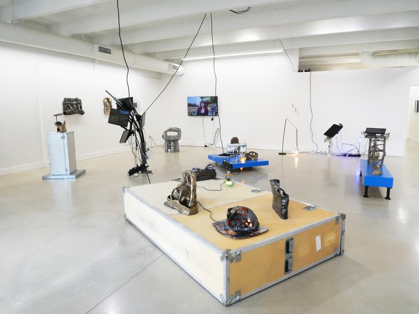 Installation view, Jillian Mayer: Placeholder Future, David Castillo, Miami, 2026