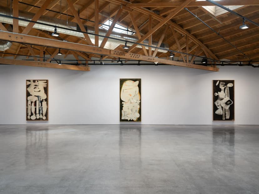 Installation view, David Smith: Night Window: Spray Paintings, 1958-1964, Hauser & Wirth, West Hollywood, West Hollywood, 2026