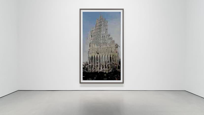 Installation view, Thomas Ruff: jpegs ny, David Zwirner, New York, 2026