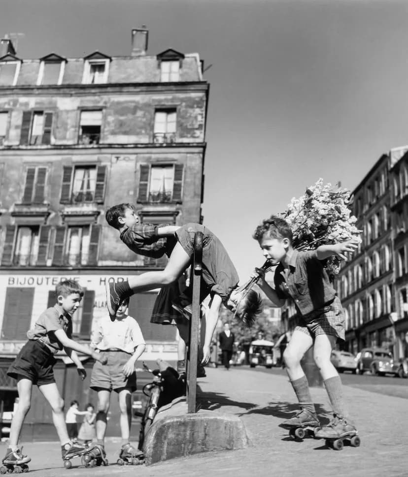 Robert Doisneau, Les Lilas De Menilmontant, 1956