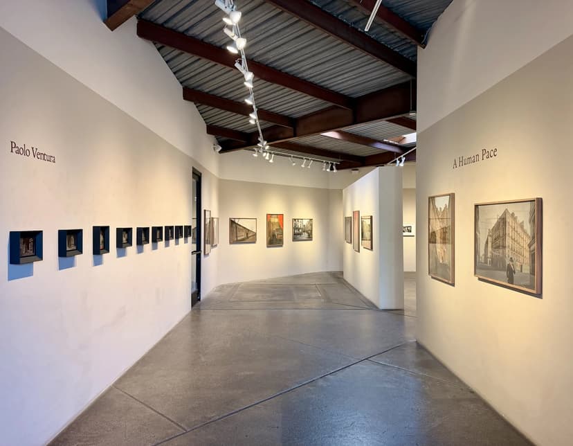 Installation view, A Human Pace: Robert Doisneau | Paolo Ventura, Peter Fetterman Gallery, Santa Monica, 2026