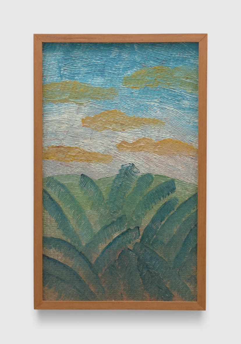 Sem título (Untitled), c. 1970. Oil on cardboard, 12 3/4 x 7 5/8 inches (32.5 x 19.5 cm)