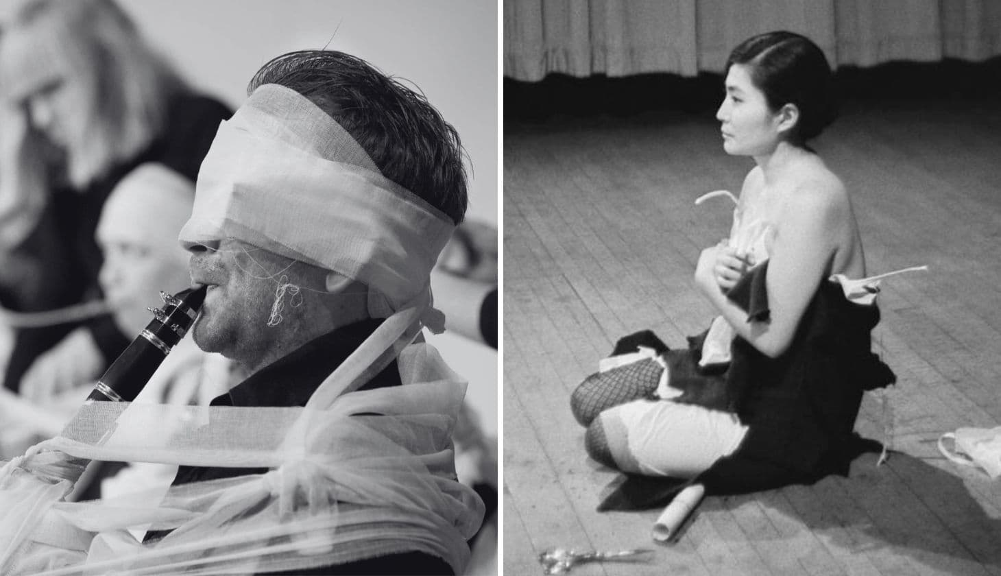 Yoko Ono's Sky Piece to Jesus Christ + Cut Piece