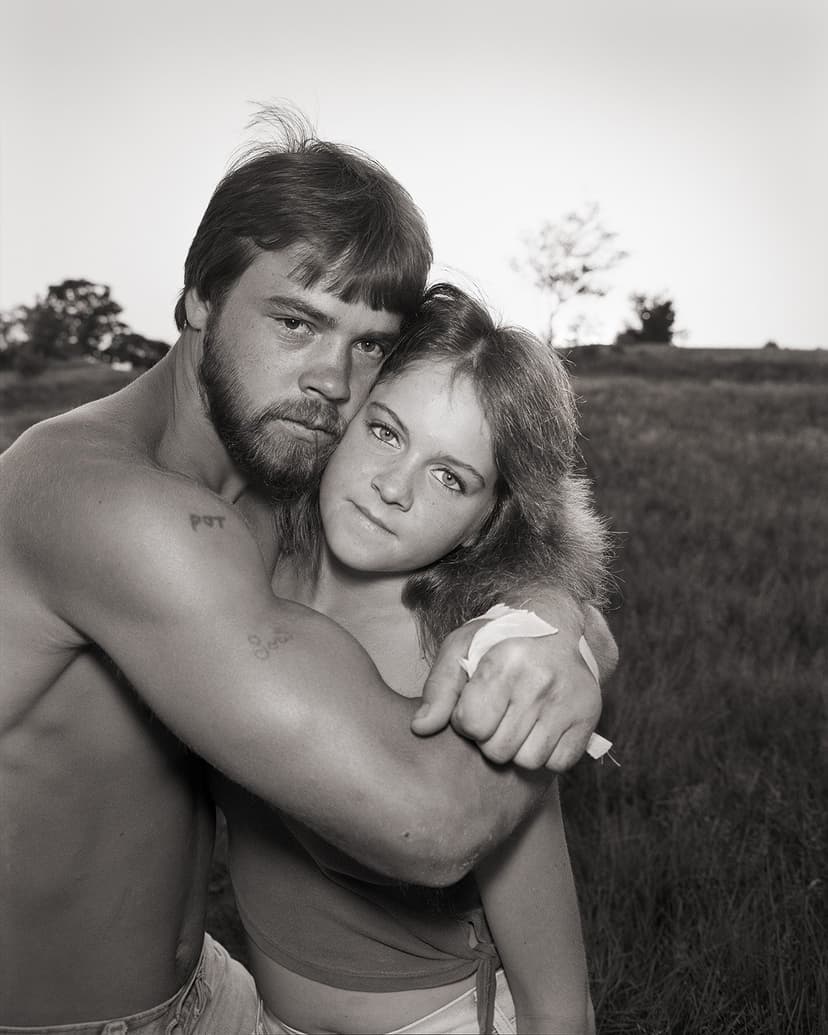 Stephen DiRado, Bell Pond: Kelly and Lori, 1983 (printed 2026), archival pigment print