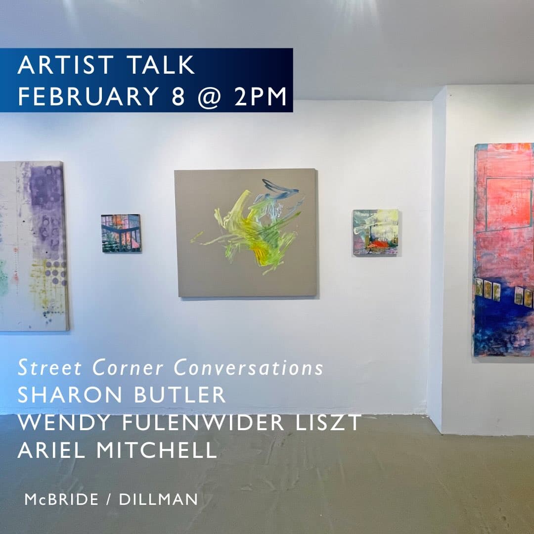 Artist Talk with Sharon Butler, Wendy Fulenwider Liszt, and Ariel Mitchell