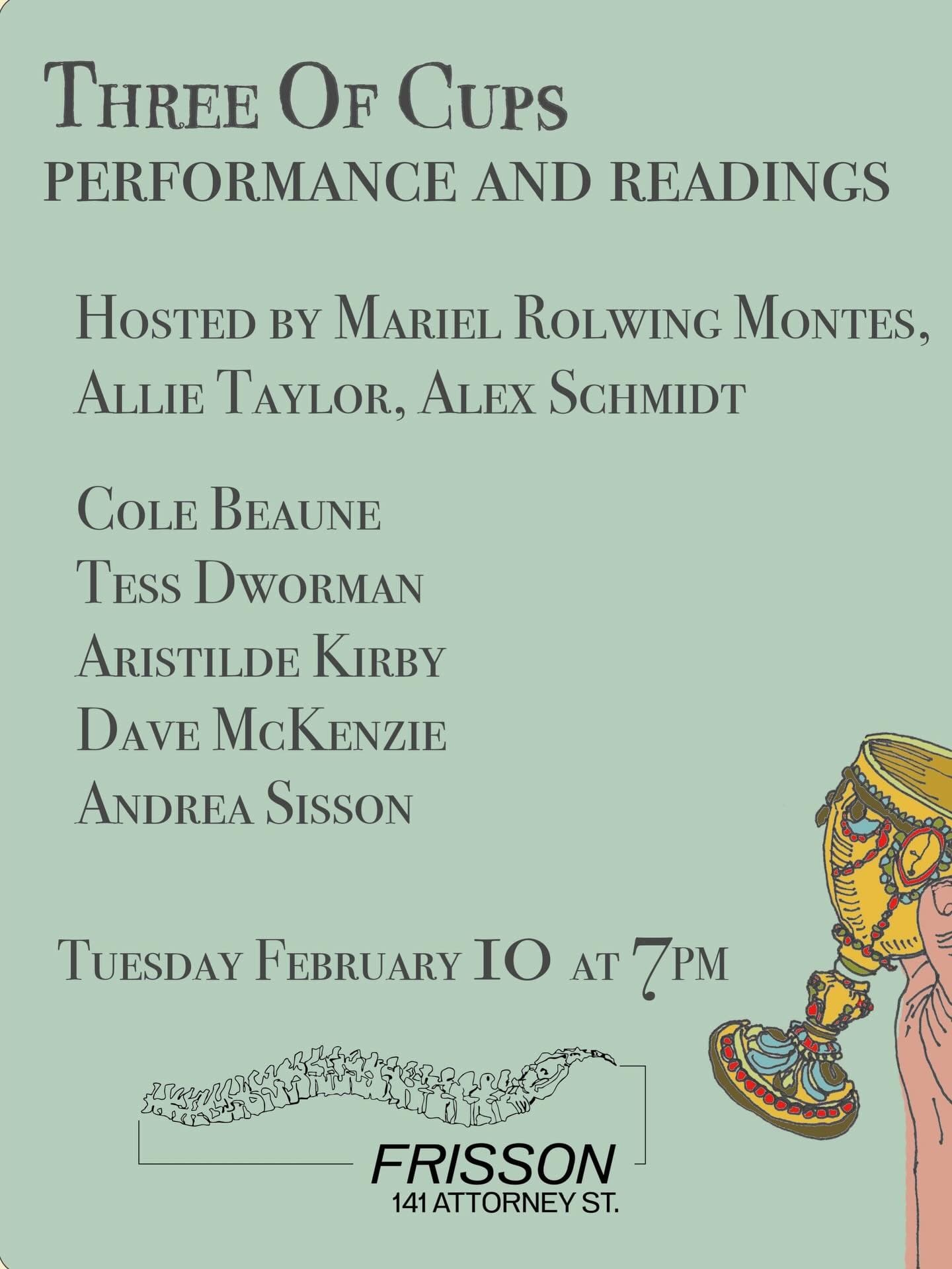 Three of Cups Performance and Readings