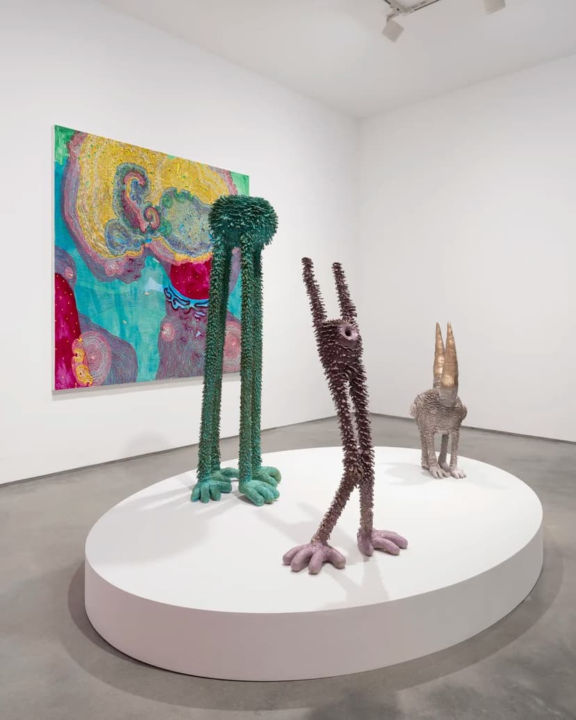 Installation view, Haas Brothers: Mathemagical, Marianne Boesky Gallery, New York, 2026