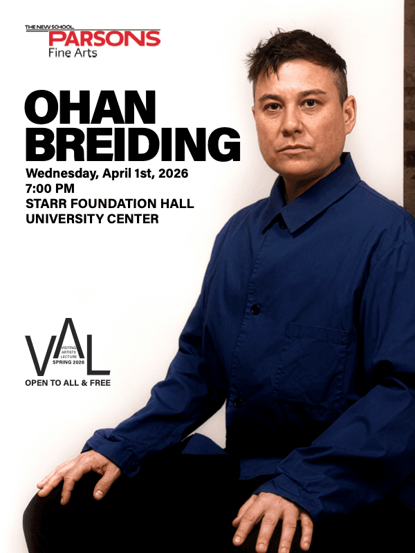 Artist Talk with Ohan Breiding