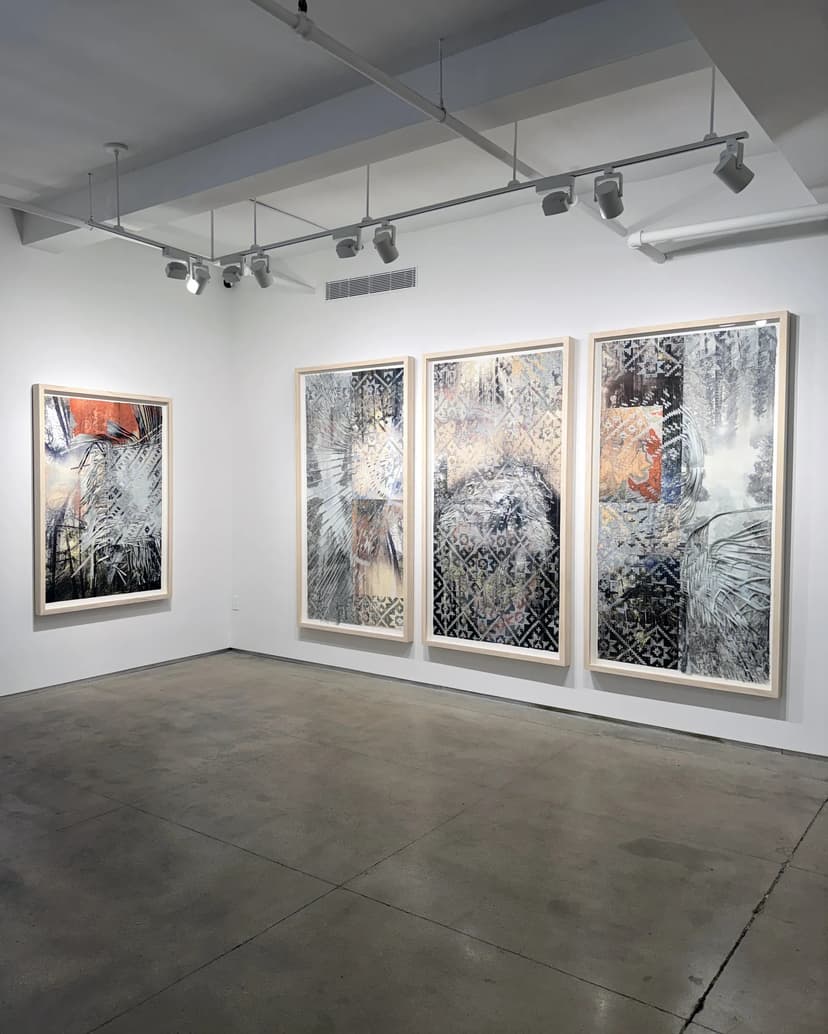 Installation view, Sarah Sense: Land, Line, Blood, Memory, Bruce Silverstein Gallery, New York, 2026