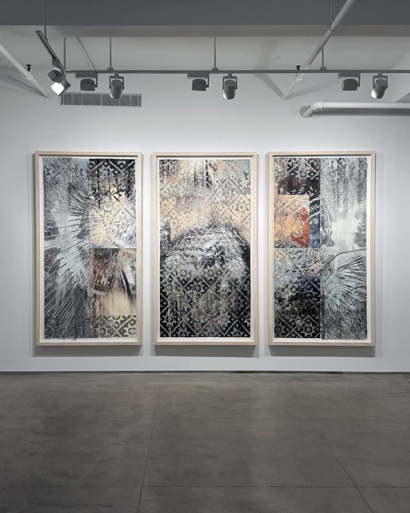 Installation view, Sarah Sense: Land, Line, Blood, Memory, Bruce Silverstein Gallery, New York, 2026