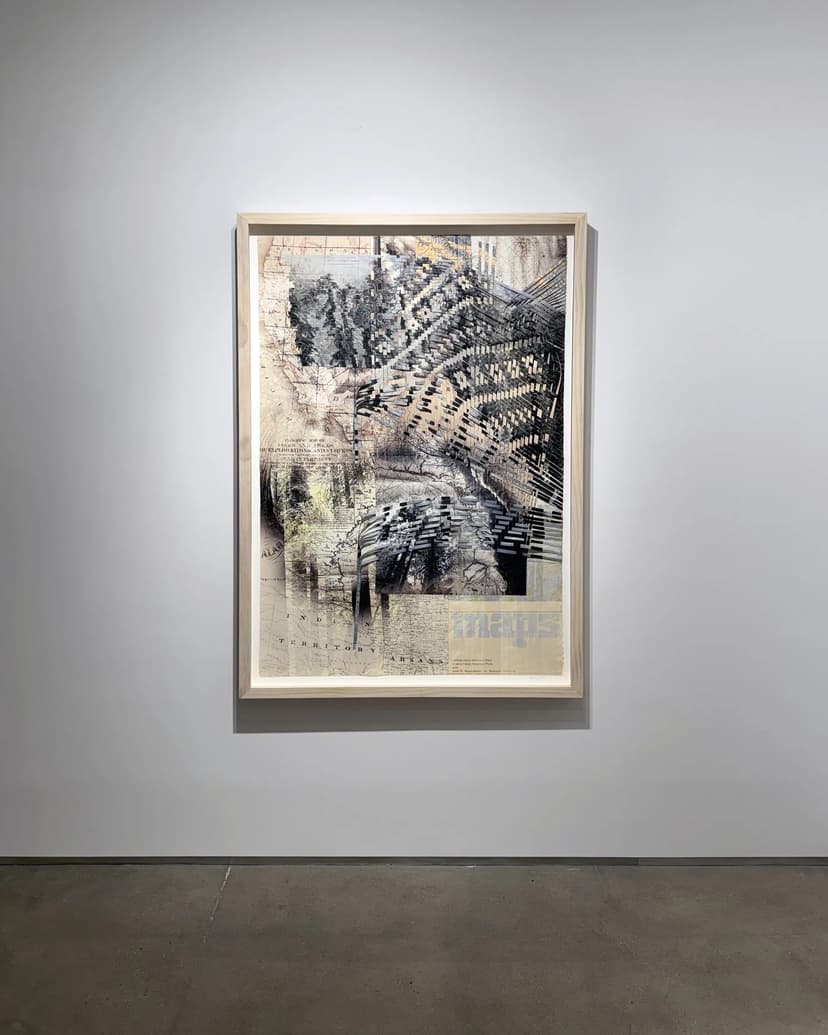 Installation view, Sarah Sense: Land, Line, Blood, Memory, Bruce Silverstein Gallery, New York, 2026